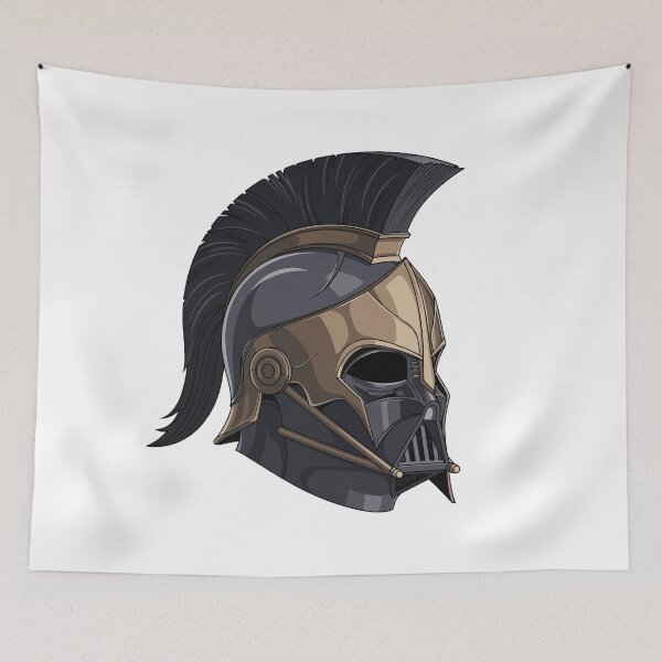 Artikelvorschau, Spartanischer Darth Vader entworfen und verkauft von The warrior's cave.