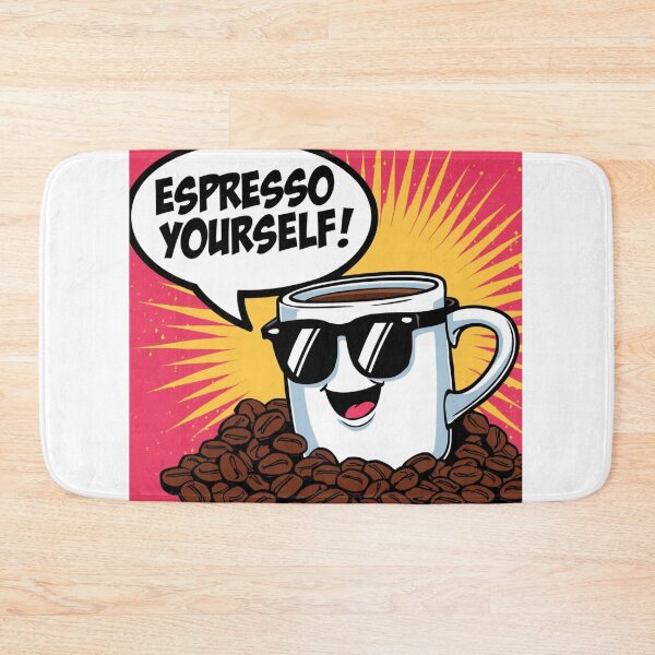 Item preview, Espresso Yourself! – Funny Coffee Pop-Art Design designed and sold by RAKO13.