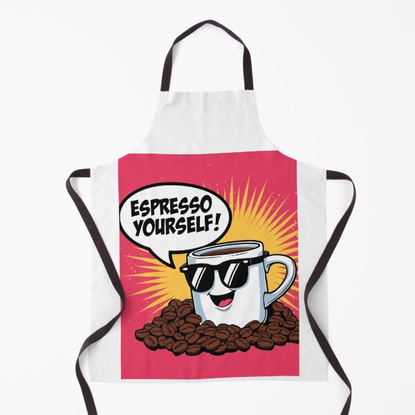 Item preview, Espresso Yourself! – Funny Coffee Pop-Art Design designed and sold by RAKO13.