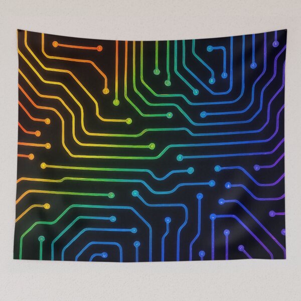 Item preview, Glowing circuit fantasy designed and sold by Sigtrix.