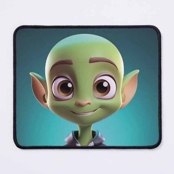 Item preview, Starry Buddy – Cute 3D Alien Boy designed and sold by Becky-Poppins.