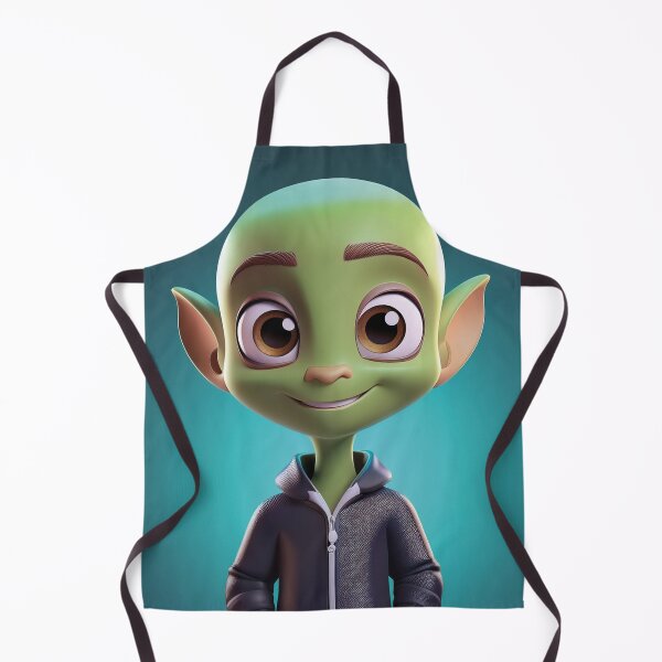 Item preview, Starry Buddy – Cute 3D Alien Boy designed and sold by Becky-Poppins.