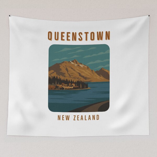 Item preview, Queenstown Remarkables Lake Wakatipu New Zealand Otago designed and sold by Aryabek.