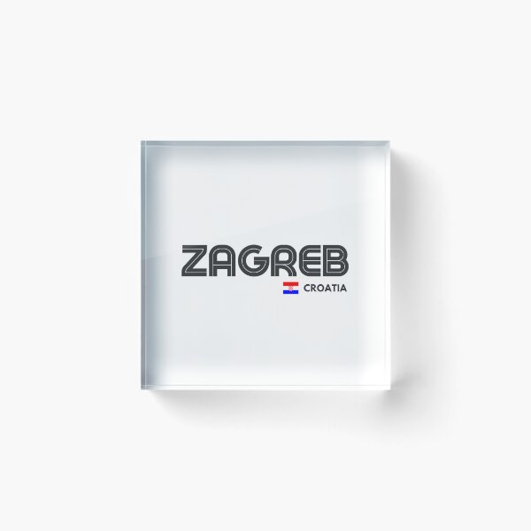 Aperçu de l'œuvre Zagreb - Croatie créée et vendue par Sketch-Shack.