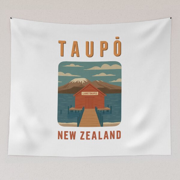 Item preview, Taupō Lake Taupo Tongariro New Zealand designed and sold by Aryabek.