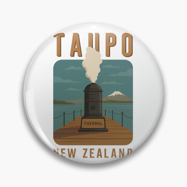Item preview, Taupō Thermal Lake Taupo Waikato New Zealand designed and sold by Aryabek.