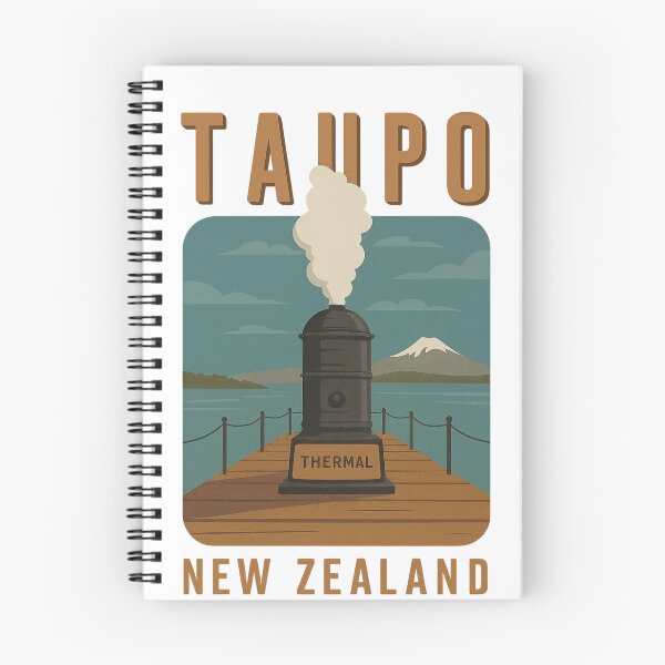 Item preview, Taupō Thermal Lake Taupo Waikato New Zealand designed and sold by Aryabek.