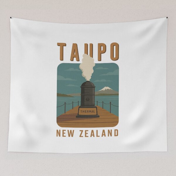 Item preview, Taupō Thermal Lake Taupo Waikato New Zealand designed and sold by Aryabek.