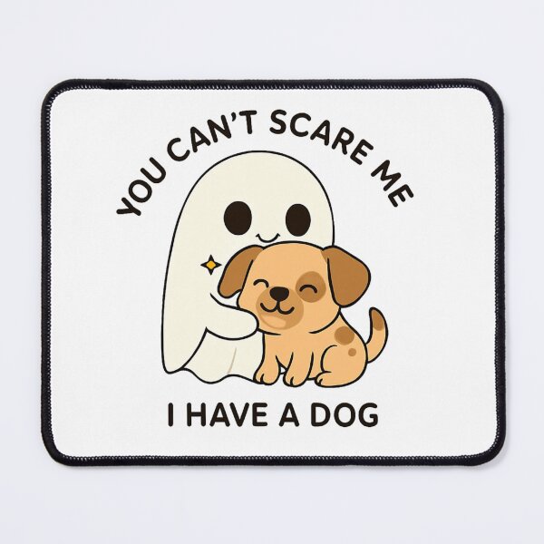 Item preview, Cute Friendly Ghost and Dog Halloween Design designed and sold by RuweisVibes.
