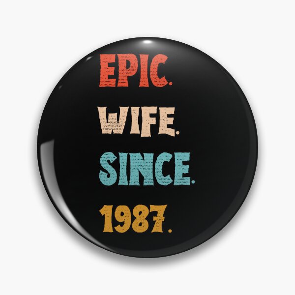 Item preview, Epic Wife Since 1987 - 38th Wedding Anniversary For Her, Women, Wife designed and sold by Mozaic Clothes.
