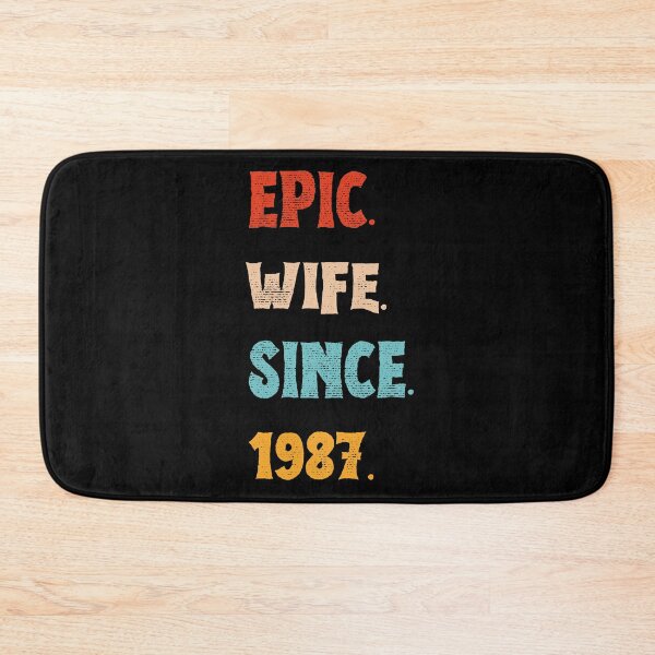 Item preview, Epic Wife Since 1987 - 38th Wedding Anniversary For Her, Women, Wife designed and sold by Mozaic Clothes.