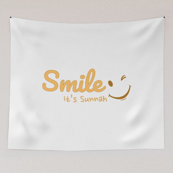 Item preview, Smile It’s Sunnah – Islamic Positive Quote Design designed and sold by fusiondesignsstudio.