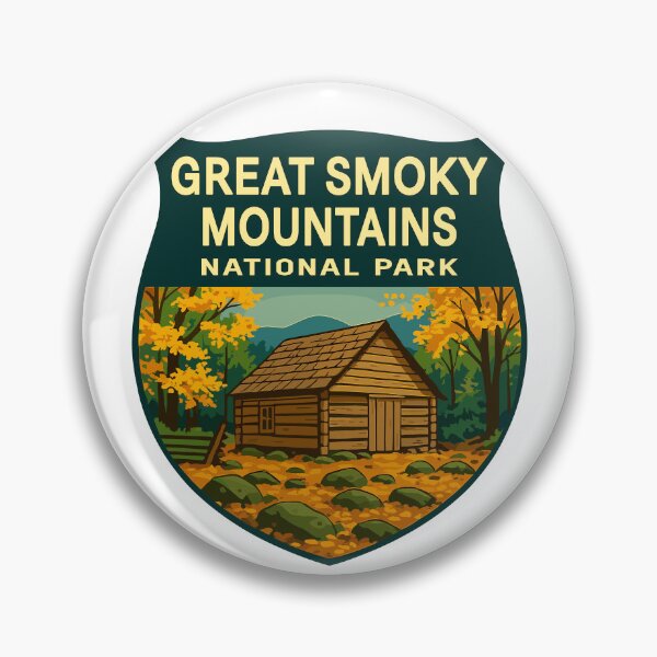 Item preview, Great Smoky Mountains National Park Retro Sticker designed and sold by Ismeal Von.