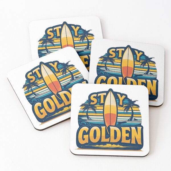Item preview, "Stay Golden" Surf designed and sold by 1PrintSpark.
