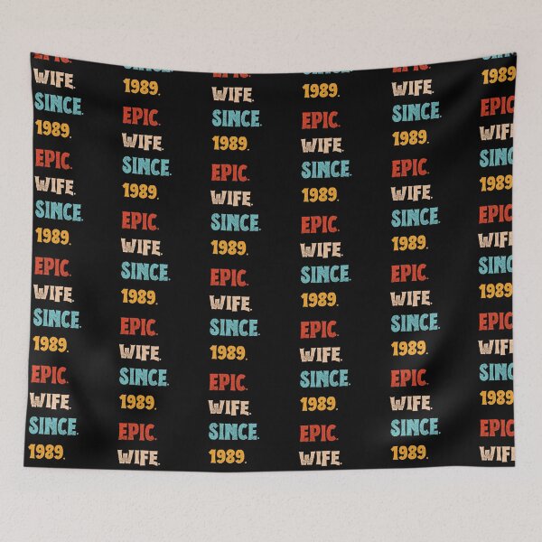 Item preview, Epic Wife Since 1989 - 36th Wedding Anniversary For Her, Women, Wife designed and sold by Mozaic Clothes.