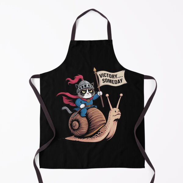 Item preview, The Knight Cat on a Snail – Victory Someday designed and sold by emilianaka.