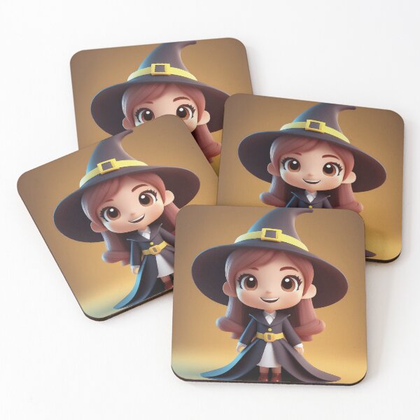 Item preview, Witchy Wonder – Cute 3D Little Witch designed and sold by Becky-Poppins.