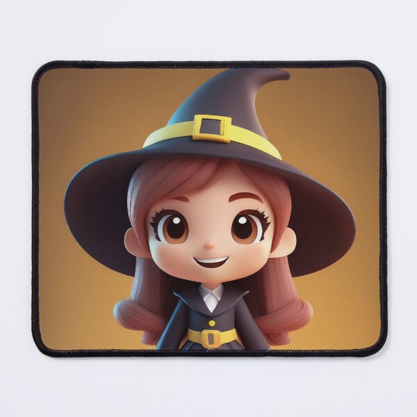 Item preview, Witchy Wonder – Cute 3D Little Witch designed and sold by Becky-Poppins.