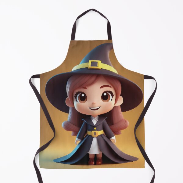 Item preview, Witchy Wonder – Cute 3D Little Witch designed and sold by Becky-Poppins.