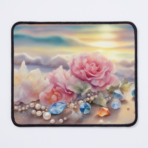 Item preview, Roses and Pearls on Beach designed and sold by CalmnessbyChoice.