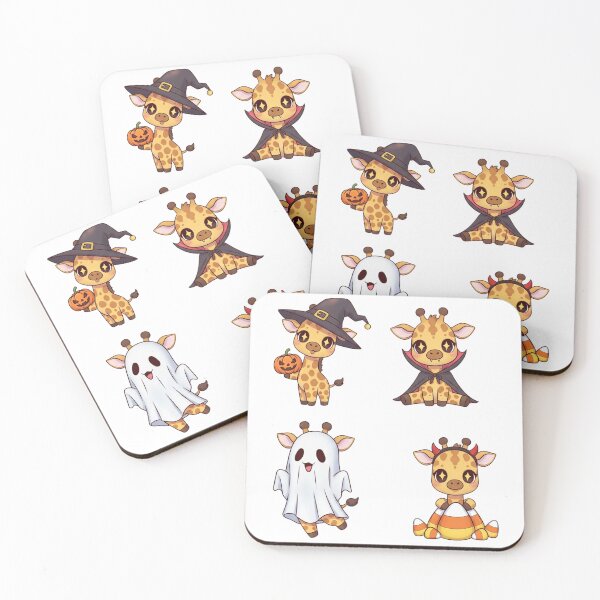 Item preview, Halloween Giraffe | Whimsically Spooky and Playfully Tall Seasonal Graphic designed and sold by Tw1nsAIArt.