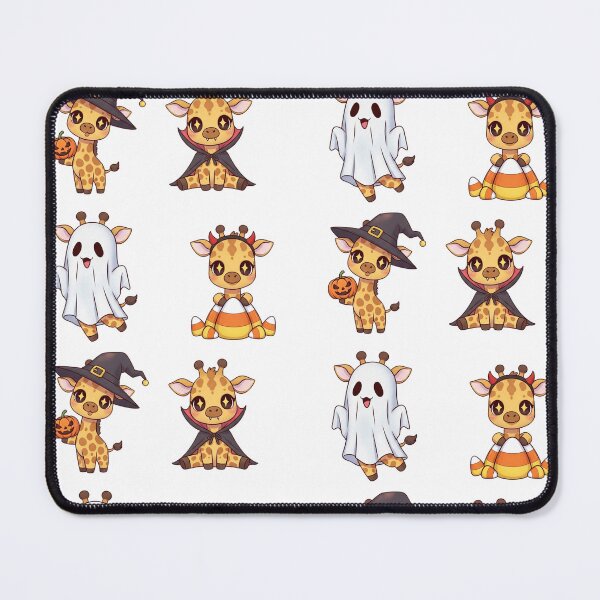 Item preview, Halloween Giraffe | Whimsically Spooky and Playfully Tall Seasonal Graphic designed and sold by Tw1nsAIArt.