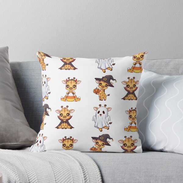 Item preview, Halloween Giraffe | Whimsically Spooky and Playfully Tall Seasonal Graphic designed and sold by Tw1nsAIArt.