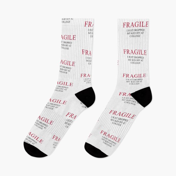 Item preview, "Fragile – I Just Dropped My Kid Off at College | Funny Emotional Parent Design for Proud College Mom or Dad" designed and sold by artworkathome.