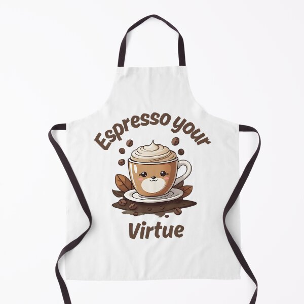 Item preview, Espresso your virtue - Espresso Coffee Art - Funny Stoic Quote designed and sold by LexaArtworks.