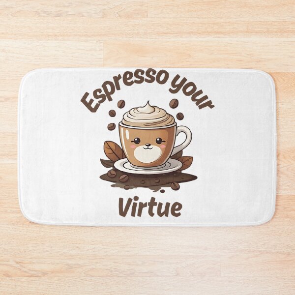 Item preview, Espresso your virtue - Espresso Coffee Art - Funny Stoic Quote designed and sold by LexaArtworks.