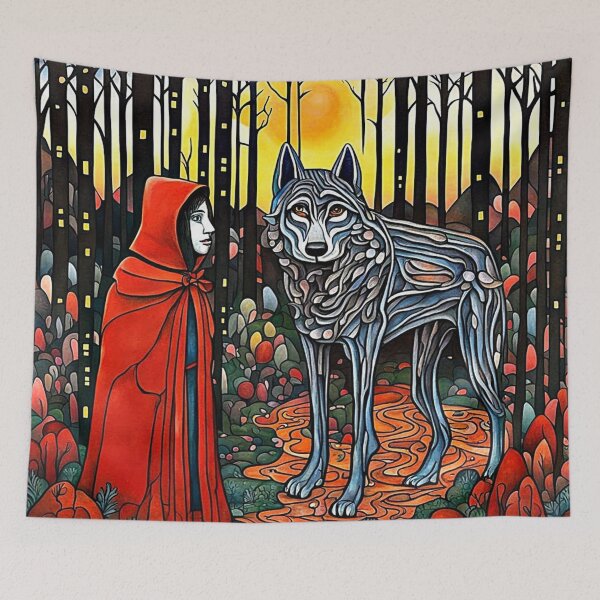 Item preview, Red Riding Hood meets The Wolf designed and sold by George Hutton Hunter.