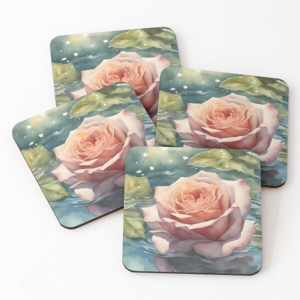 Item preview, Pink Rose in Water designed and sold by CalmnessbyChoice.