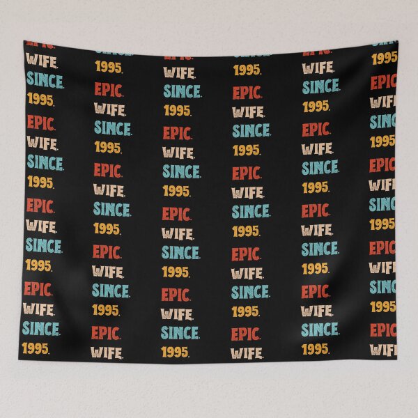 Item preview, Epic Wife Since 1995 - 30th Wedding Anniversary For Her, Women, Wife designed and sold by Mozaic Clothes.