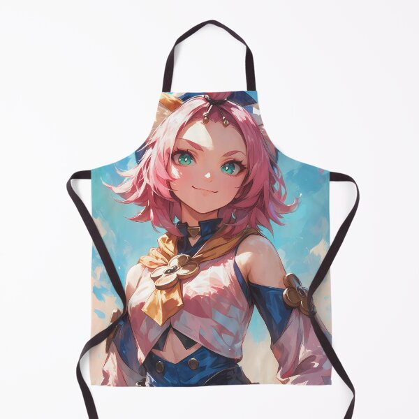 Item preview, Diona Genshin Impact Game Frosty Bartender Feline Charm Rescue designed and sold by Tokyonomad.