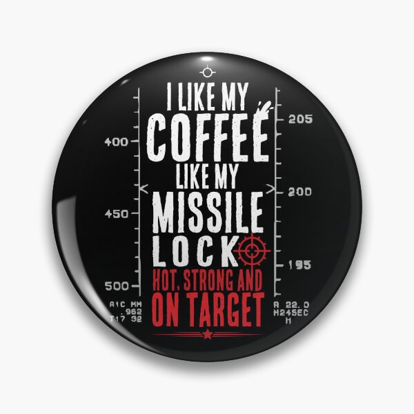 Item preview, PILOT VIDEOGAME MISSILE LOCK COFFEE DRINKER designed and sold by Madjack Tees Kiwi SuperStore.