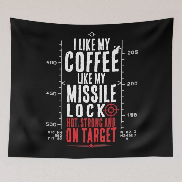 Item preview, PILOT VIDEOGAME MISSILE LOCK COFFEE DRINKER designed and sold by Madjack Tees Kiwi SuperStore.