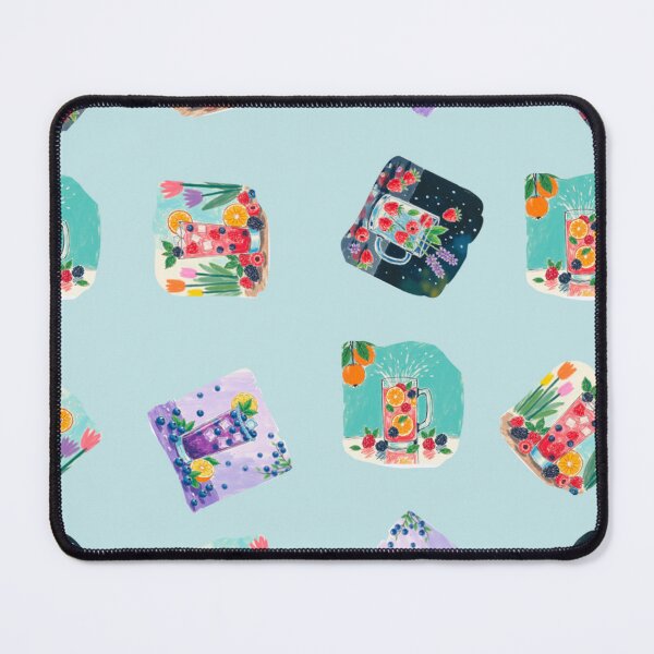 Item preview, Refreshing Fruit Juice Splash Pattern – Colorful Summer Drink Illustration designed and sold by skysshobu.