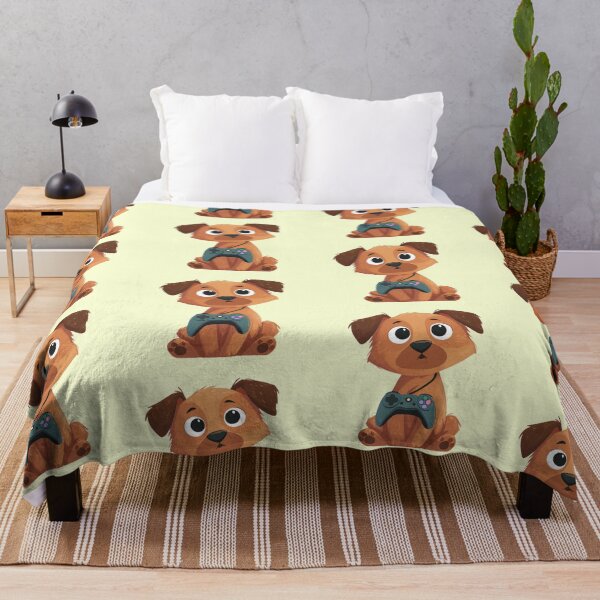 Item preview, Cute Puppy Gamer – Kawaii Dog Playing Video Games designed and sold by VectiveLab.