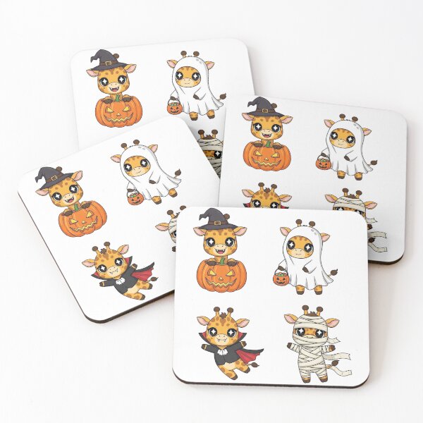 Item preview, Halloween Giraffe | Whimsically Spooky and Playfully Tall Seasonal Graphic designed and sold by Tw1nsAIArt.