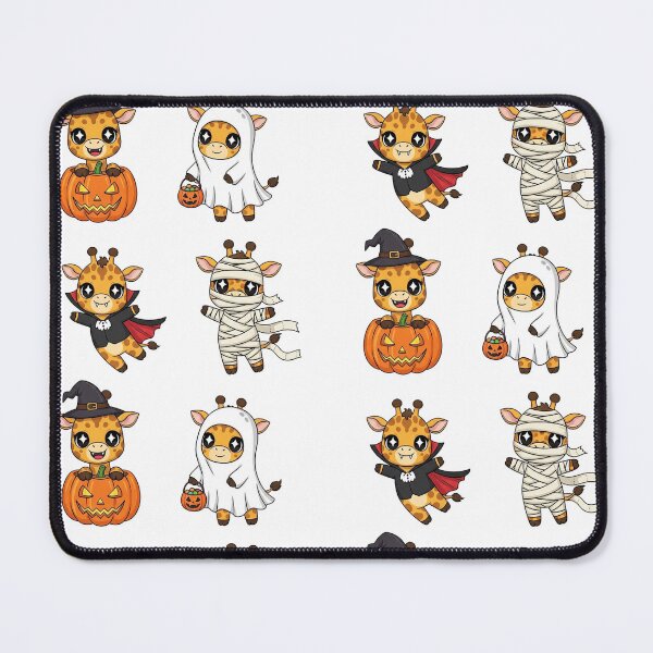 Item preview, Halloween Giraffe | Whimsically Spooky and Playfully Tall Seasonal Graphic designed and sold by Tw1nsAIArt.