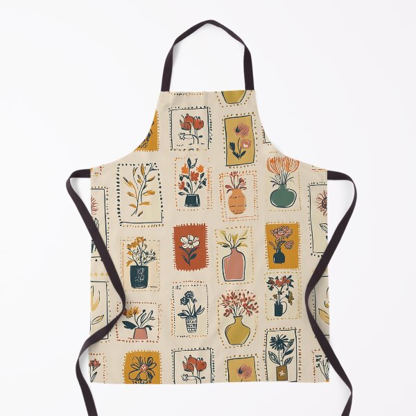 Item preview, Retro Flower Stamps Pattern designed and sold by FormCo.