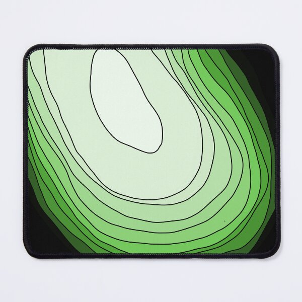 Item preview, Green wave swirl designed and sold by TAbstractDesign.
