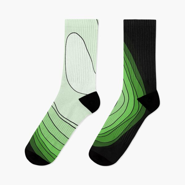 Item preview, Green wave swirl designed and sold by TAbstractDesign.