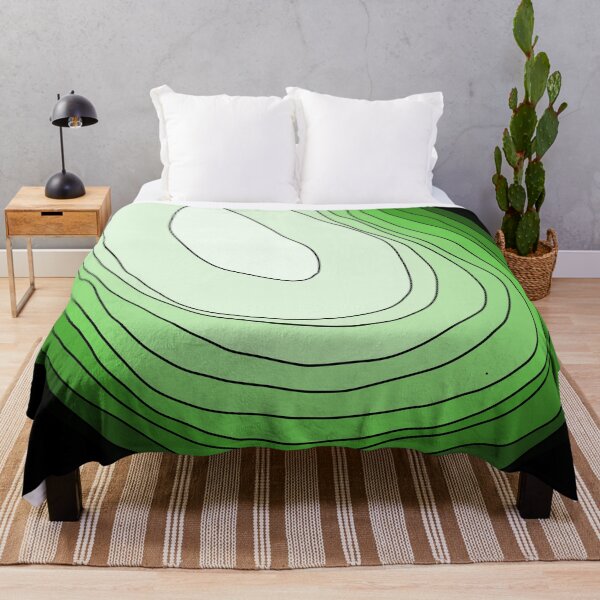 Item preview, Green wave swirl designed and sold by TAbstractDesign.