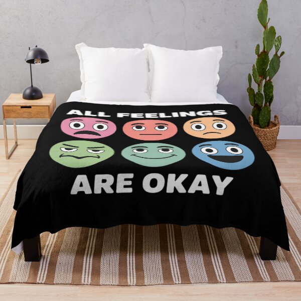 Item preview, All Feelings Are Okay Suicide Awareness Mental Health designed and sold by CookWorldLaughs.