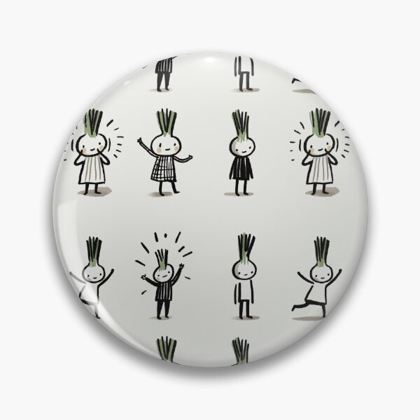 Item preview, Whimsical Leek Character Moods designed and sold by zzz888.