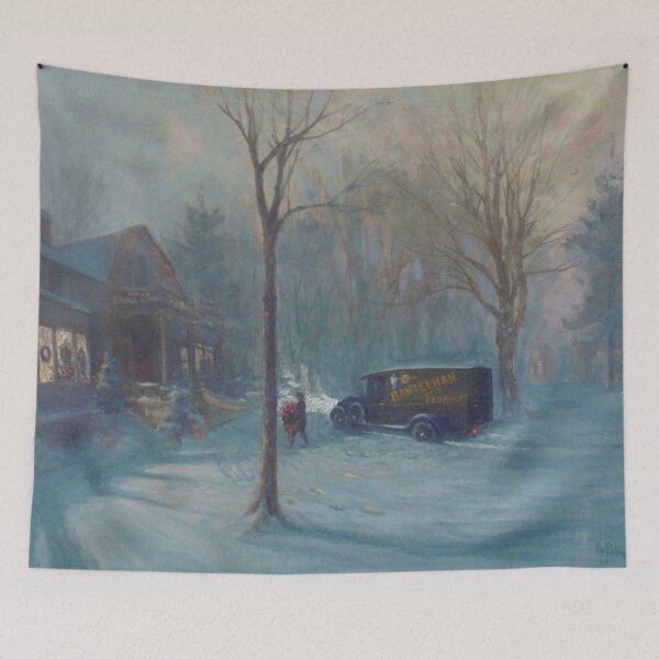 Item preview, Flower Delivery Christmas Eve designed and sold by tomorrowsart.
