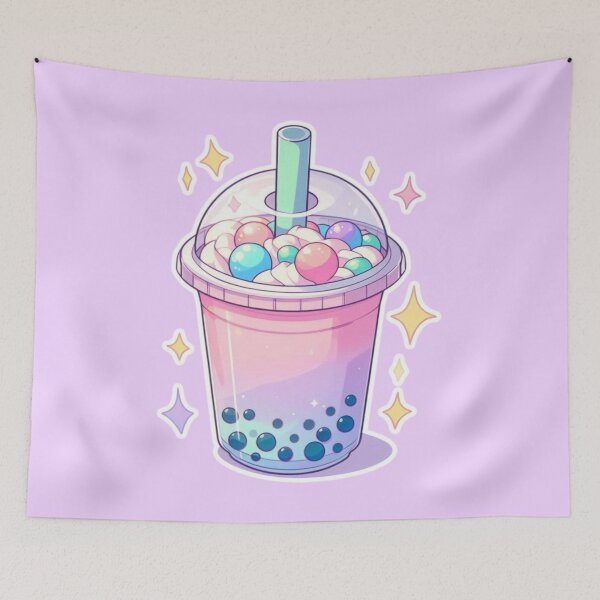 Item preview, Kawaii Bubble Tea – Cute Anime Manga Boba Drink Aesthetic designed and sold by Sugar Wisdom .