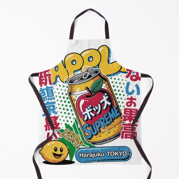 Item preview, Harajuku Apple Soda T-Shirt, Japanese Pop Art Graphic Tee, Retro Manga Streetwear, Tokyo Aesthetic Shirt, Kawaii Fruit Design, Asian Advert designed and sold by ReFreshU Shop Designs.