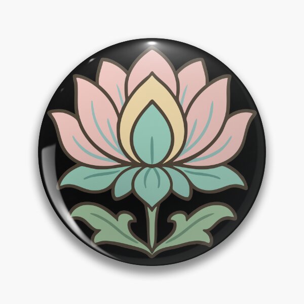 Item preview, Dancheong Korean Traditional Flower Pattern designed and sold by TomFrontierArt.